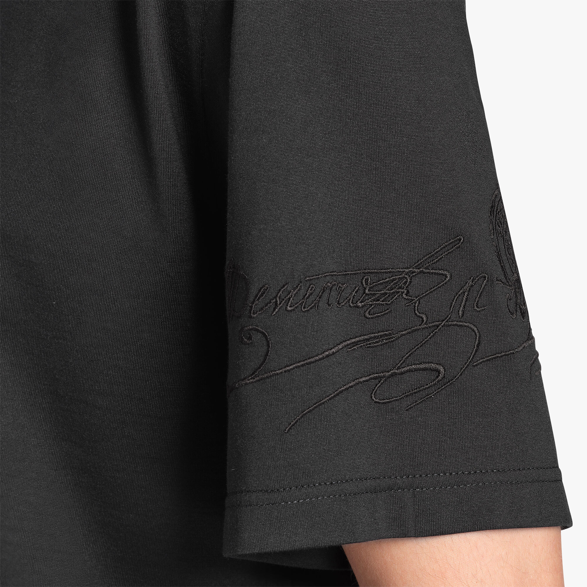 T-Shirt En Soie Et Coton