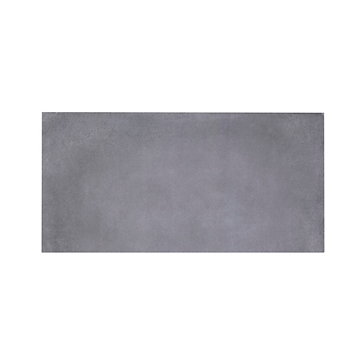 Carrelage sol anthracite 30 x 60 cm Smooth