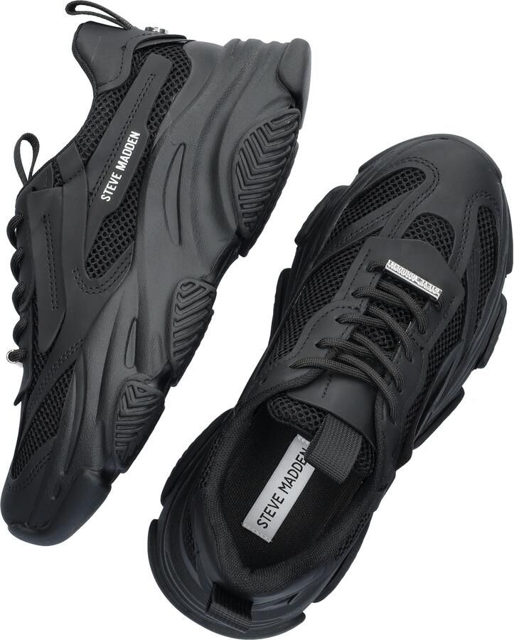 Steve Madden Possession-E Sneaker Dames Casual Schoenen Zwart Dames