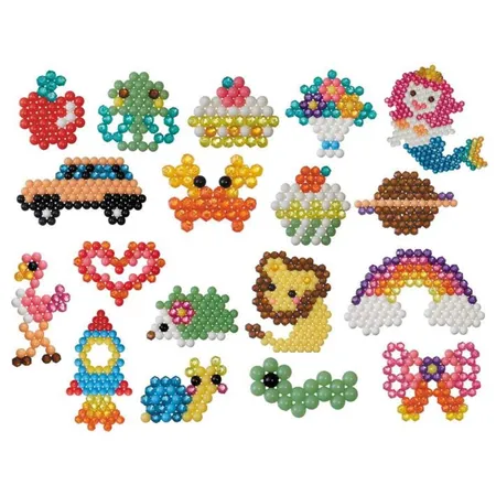 Aquabeads Bastel-Set Künstlerkoffer über 1200 Perlen und Glitzerperlen