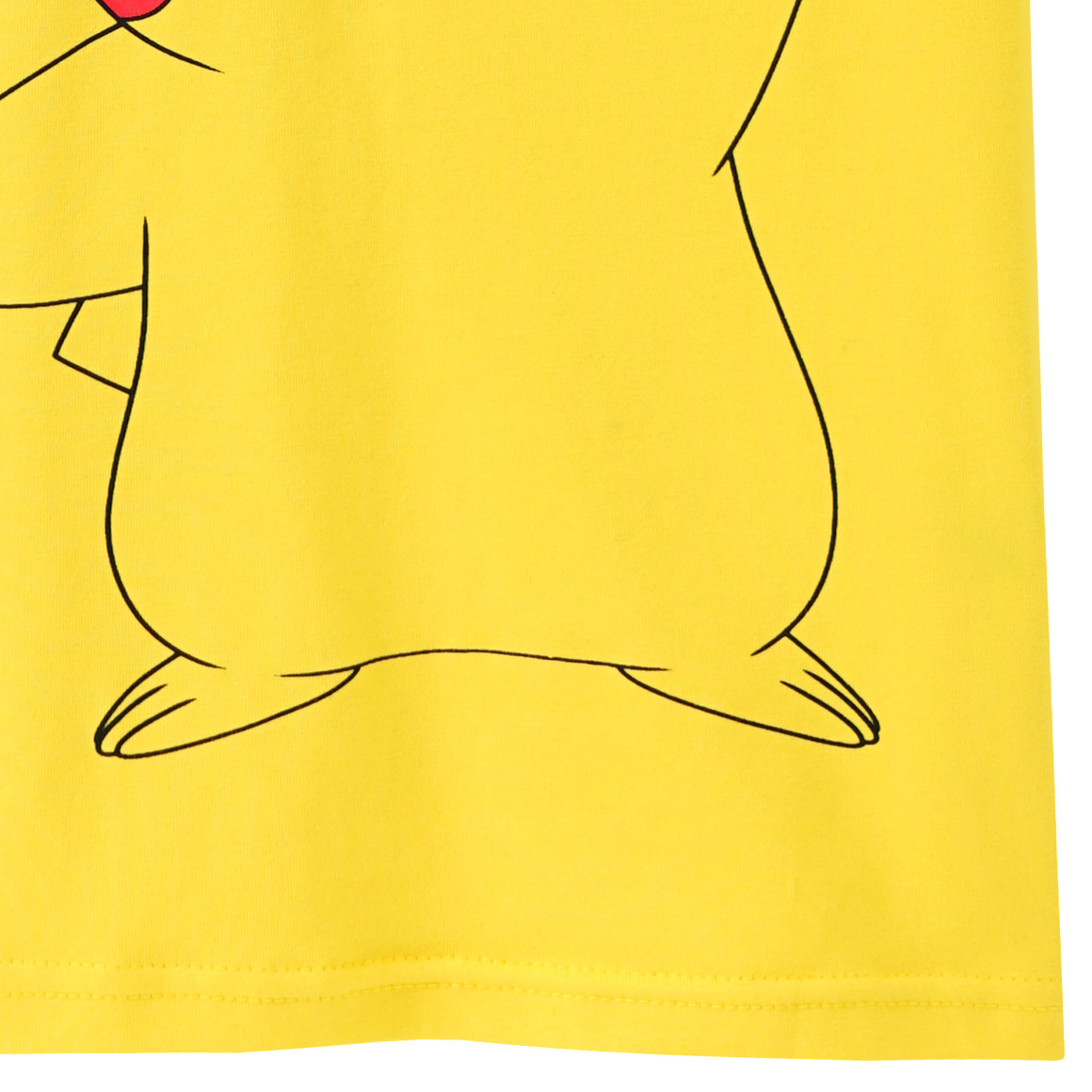 Topolino Pokémon T-Shirt mit Print gelb