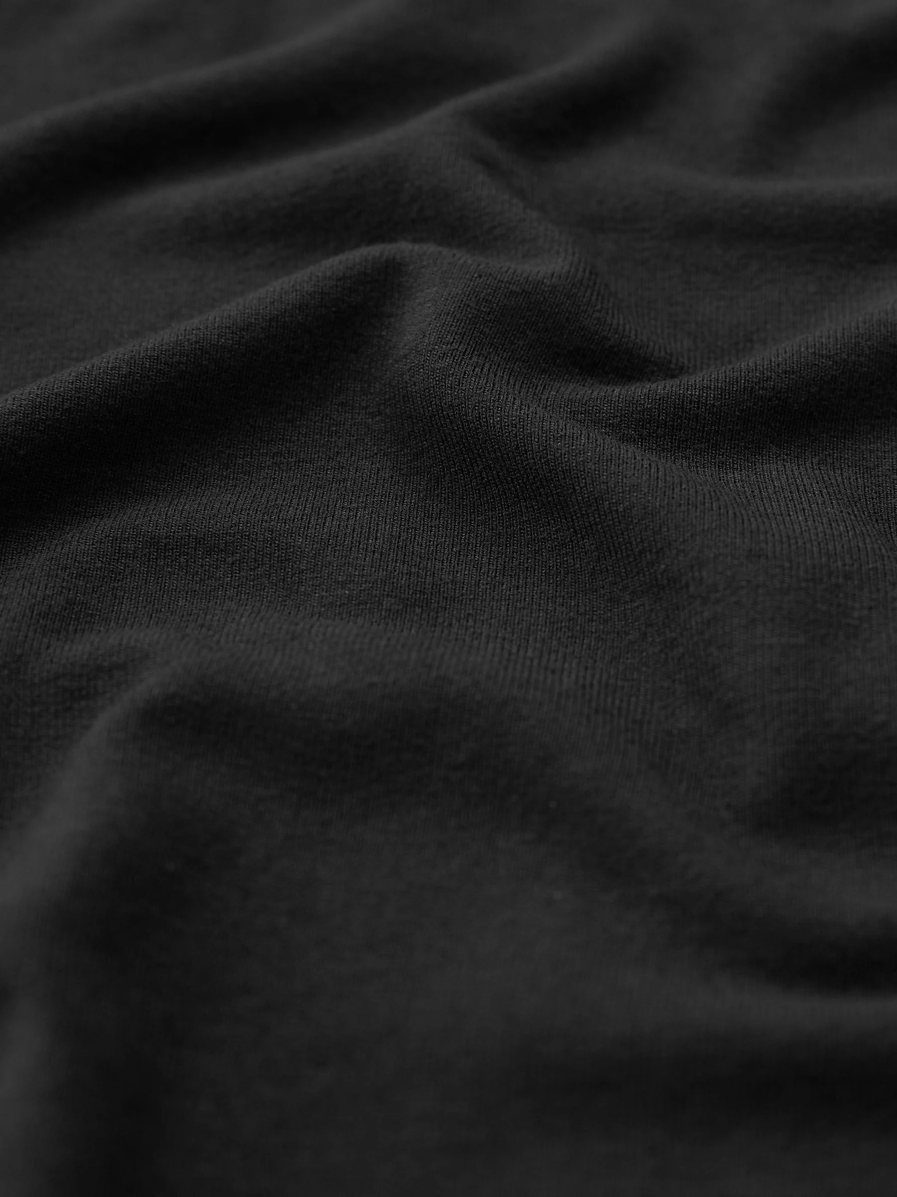 Zwart - Jersey midirok