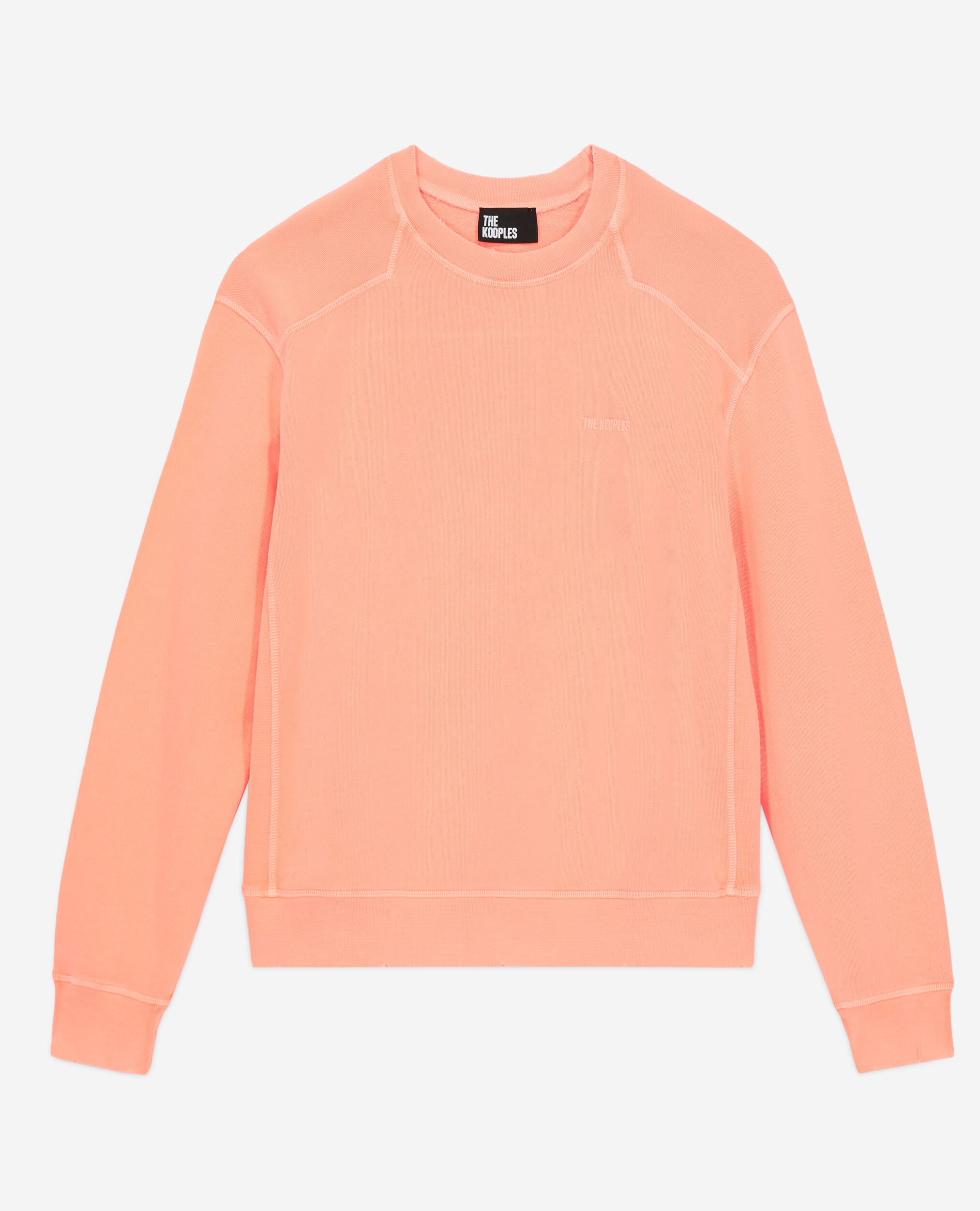 Sweatshirt orange avec logo