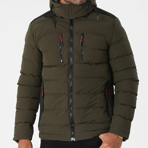 Doudoune Capuche 35 Vert Kaki