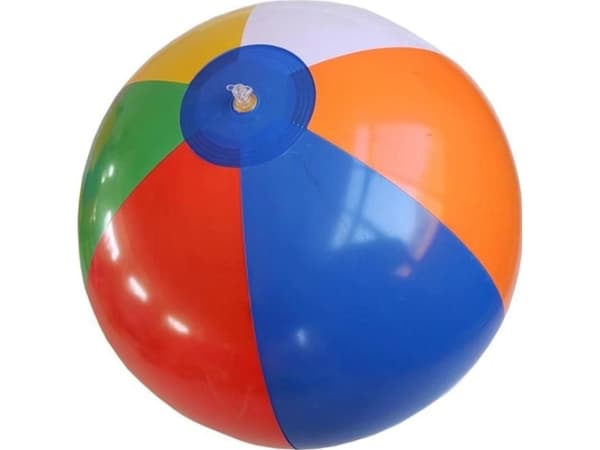 Fargerik oppblåsbar ball