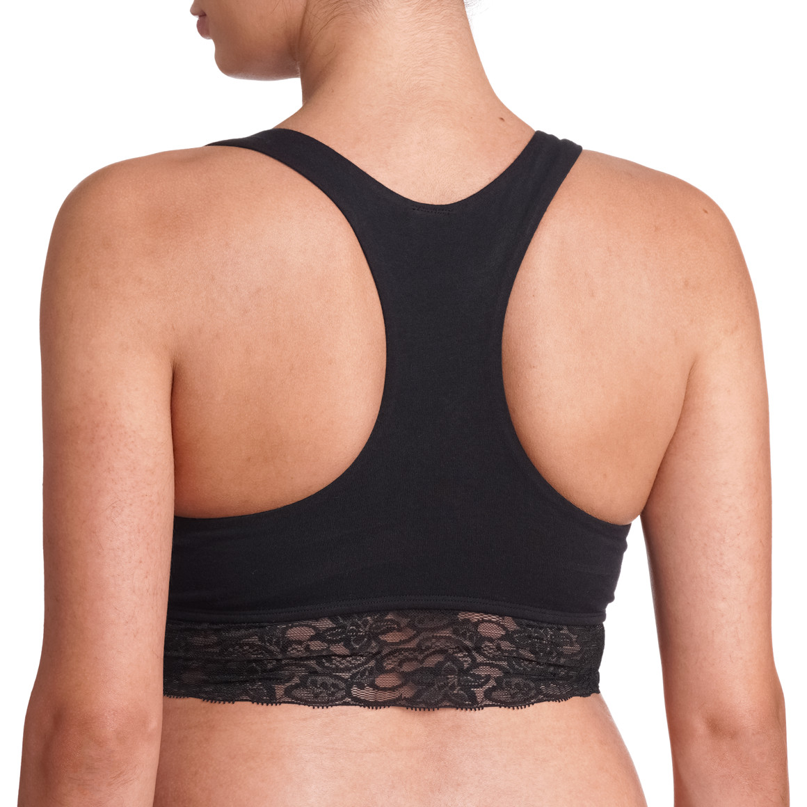Gina Mama 2 Damen Still-Bustiers mit Spitze weiss / schwarz