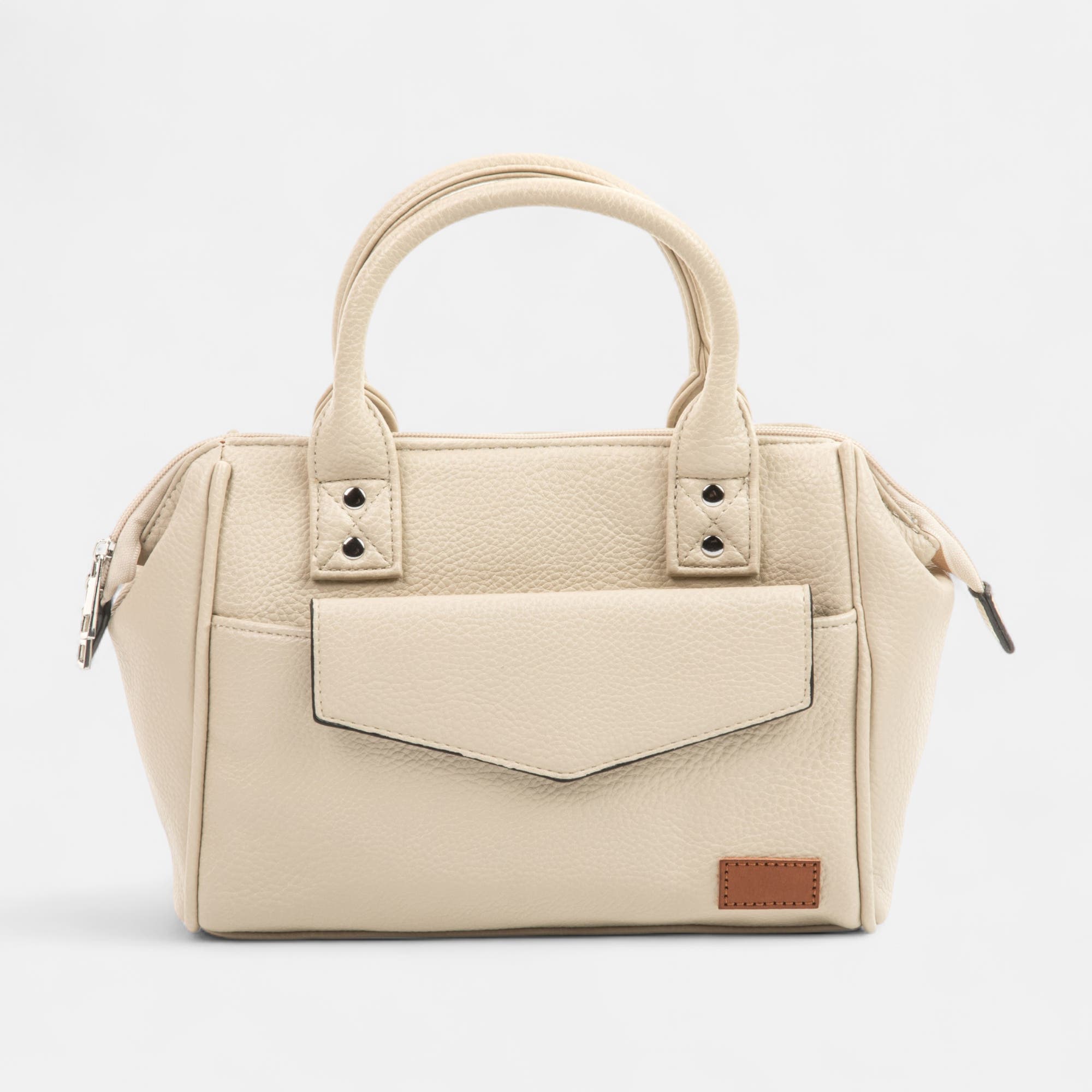 Sac à main beige