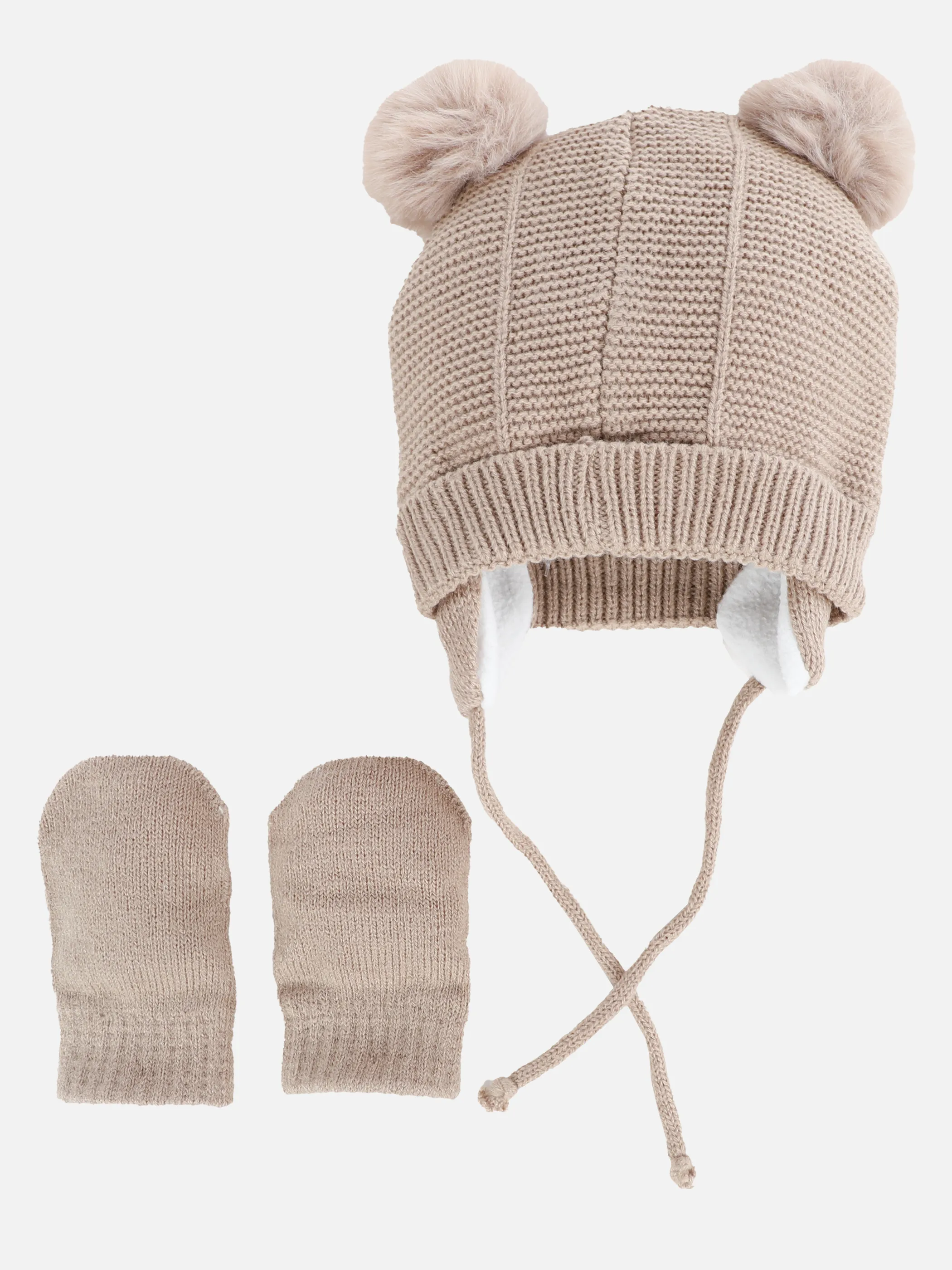 Baby Jungen 2er Set bestehend aus Mütze und Handschuhen