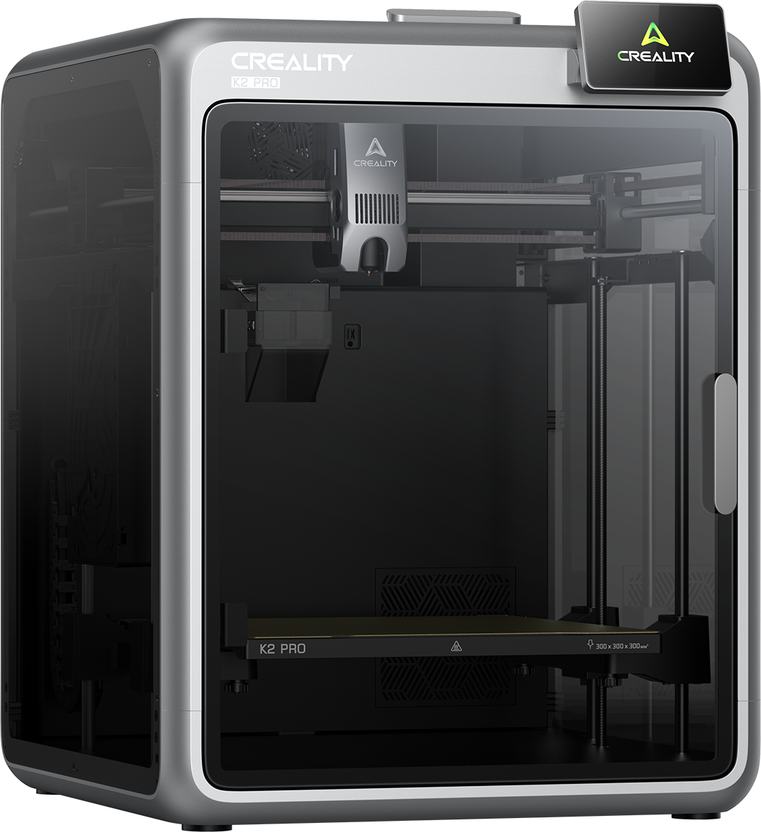 Creality  K2 Pro    High-End-3D Druck mit 300 x 300 x 300 mm Bauvolumen