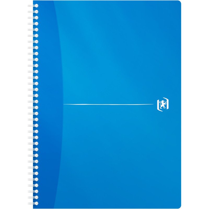 Cahier spirale Oxford My Colour A4 21 X 29,7 cm - blanc ligné - 180 pages