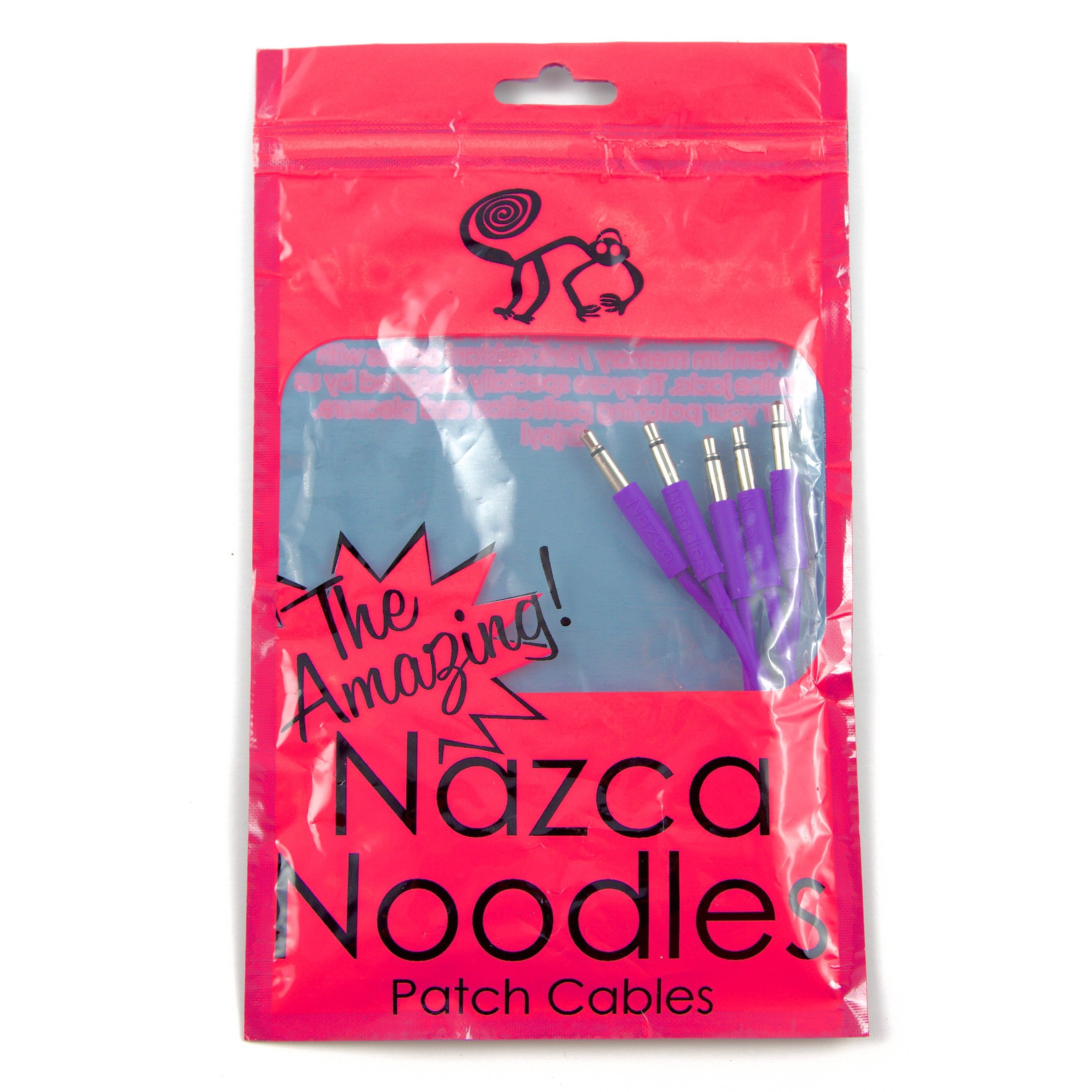 Cre8audio Nazca Noodles Violet 25 cm patchkabels (5 stuks)