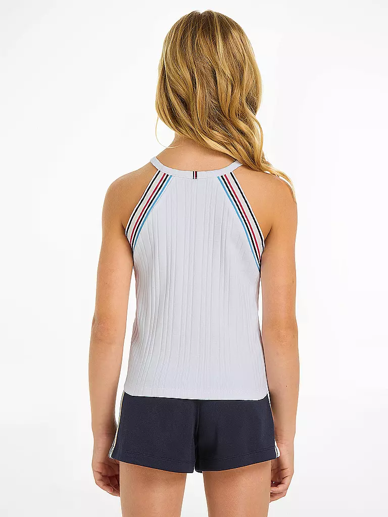 TOMMY HILFIGER Mädchen Top  weiss