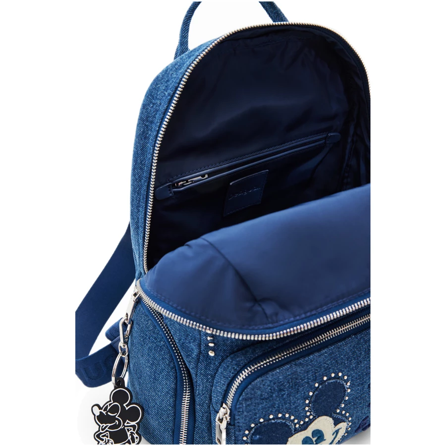 Desigual Mickey Rock Denim Chester - Rucksack M 35 cm blue