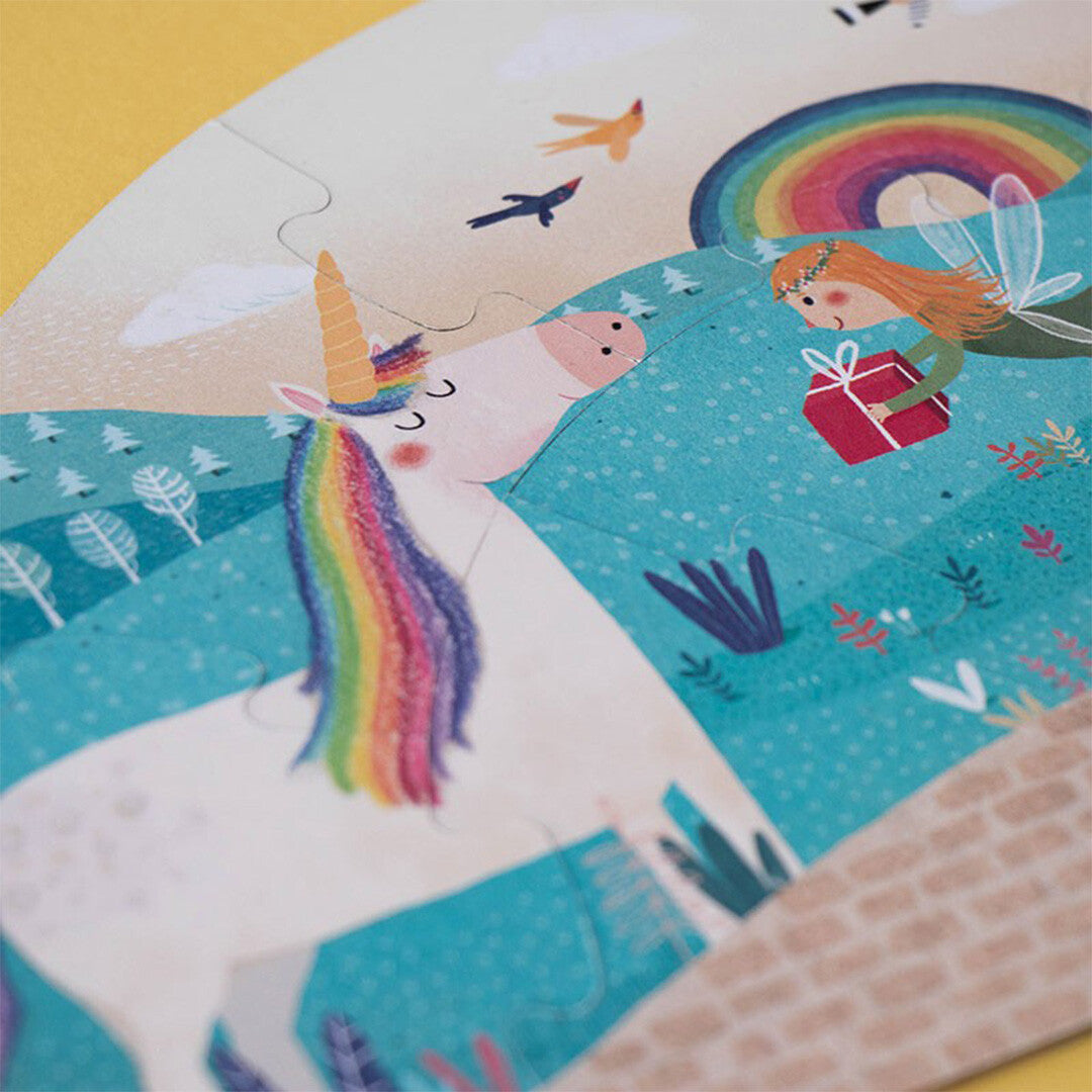 Londji puzzel happy birthday unicorn - omkeerbaar