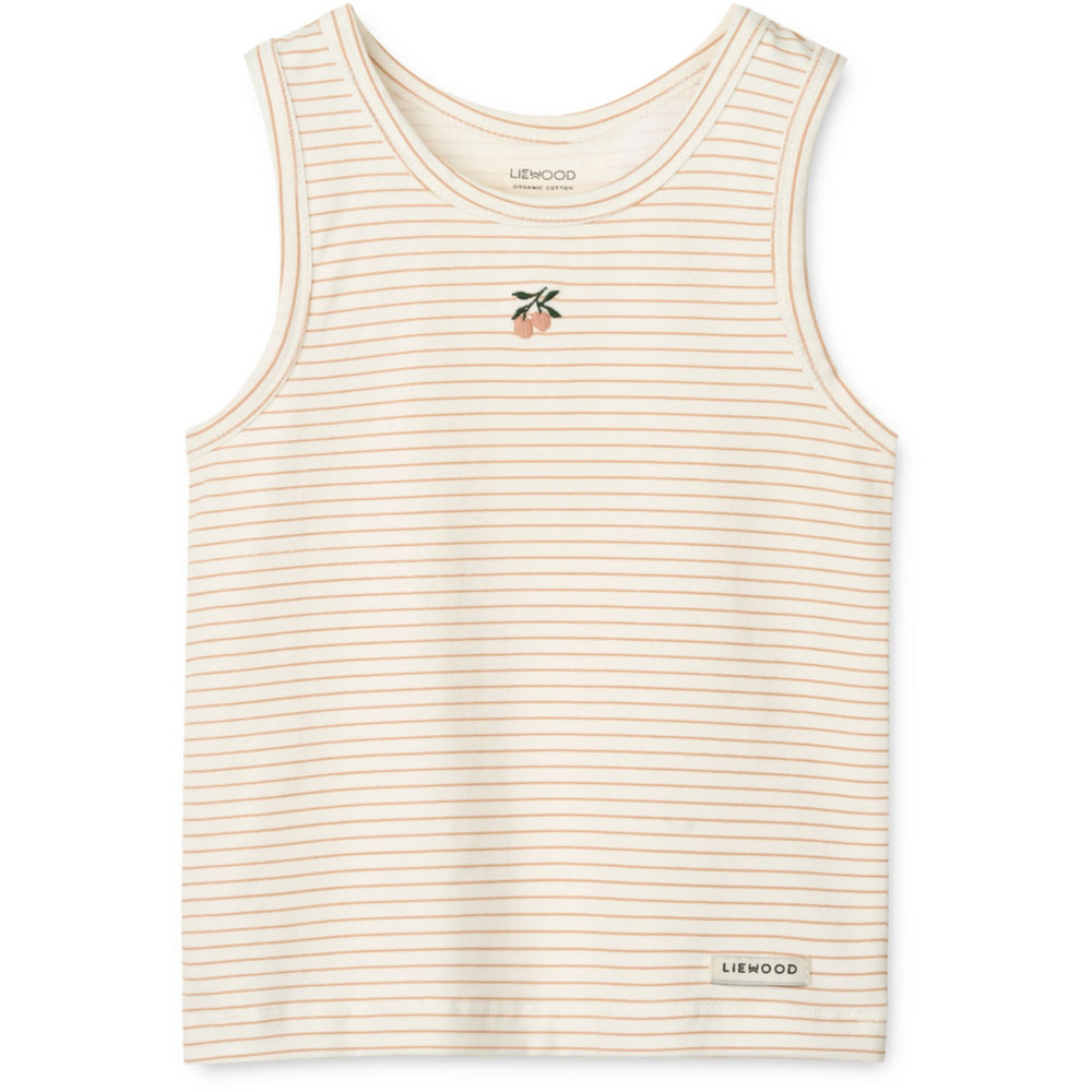 Køb LIEWOOD Mini Peach Sea Shell / Stripe Mix Faris Printed Tank Top 2-Pak