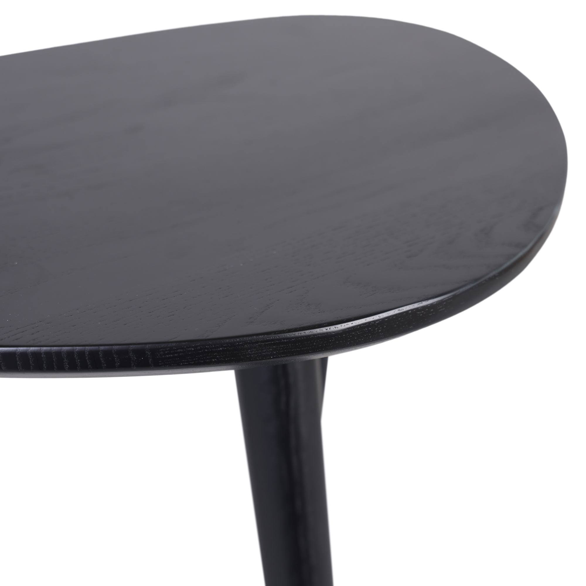 Bijzettafel Holly organic black L