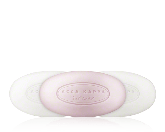 Acca Kappa Soap Collection Set mit Virginia Rose Soap 150g-150g-150g