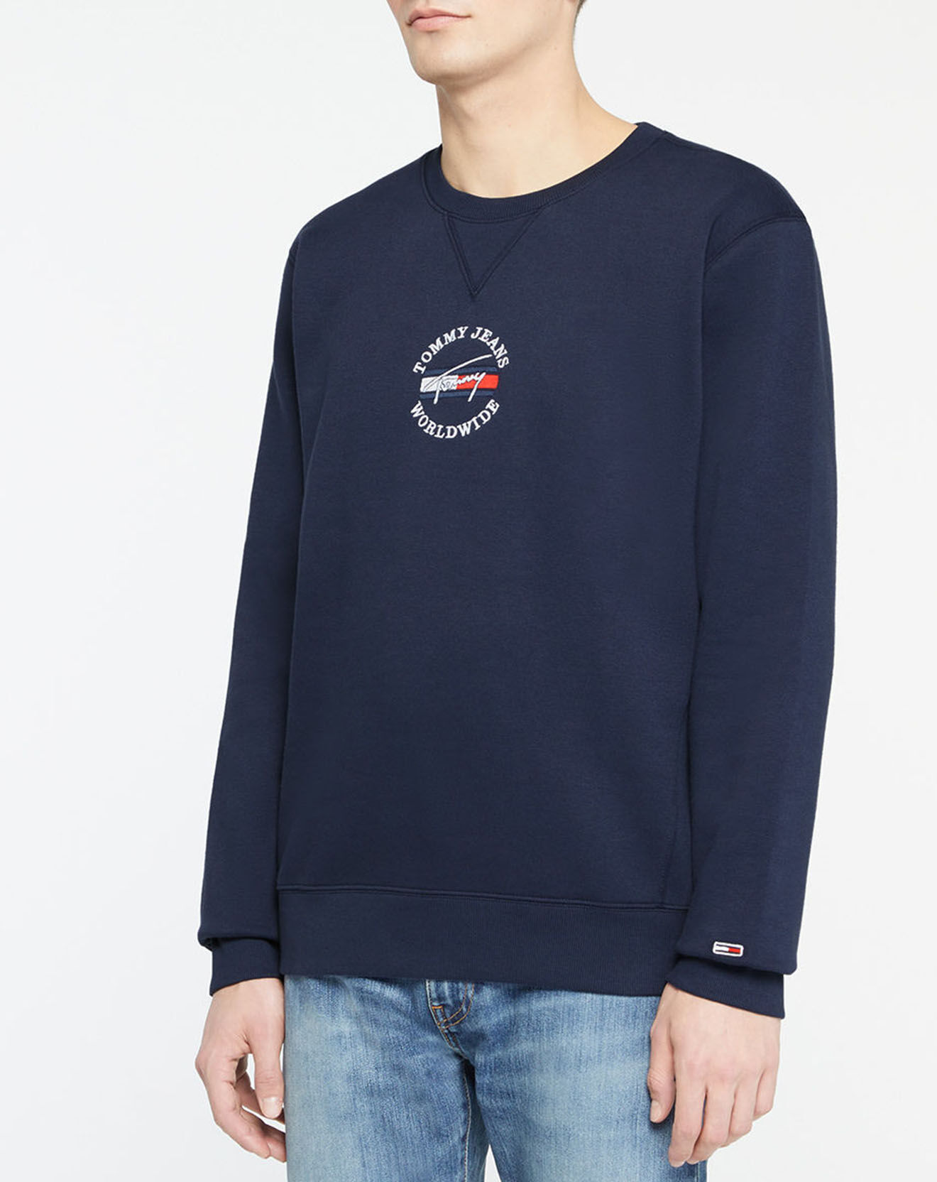 Tommy Jeans Sweat Timeless bleu marine