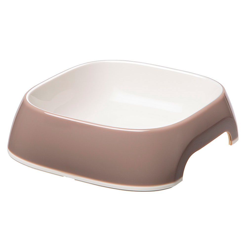 Gamelle glam medium ferplast chiens chats en plastique coloré 0,75 litre antidérapant