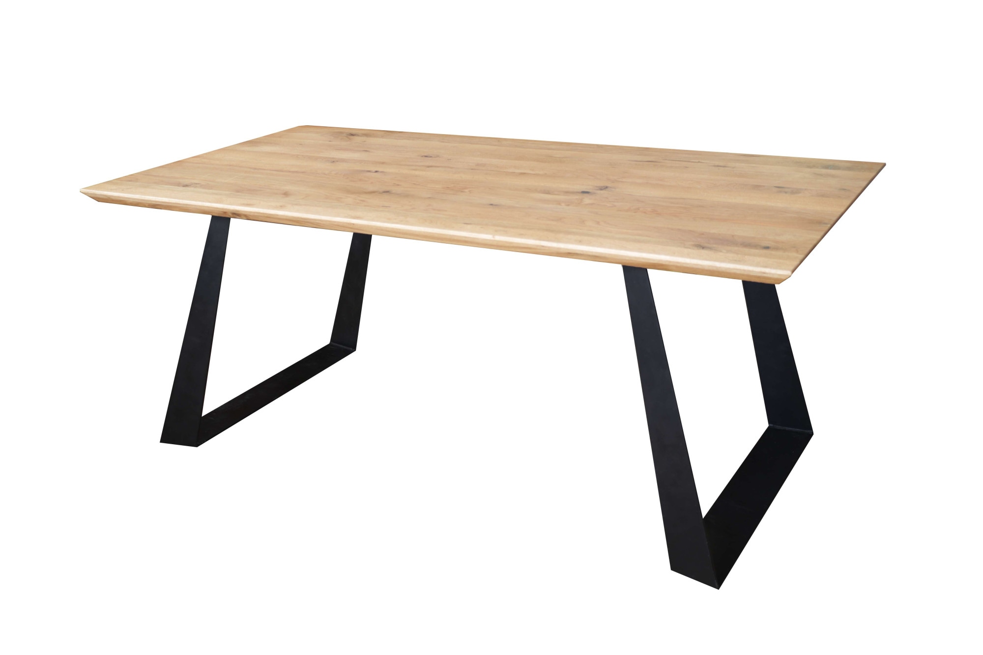 Home affaire Essgruppe »Ena Sitzgruppe für Küche/Esszimmer, Esstisch mit 4 Polsterstühlen 5tlg« Set, 5-tlg, 5 Stk. tlg. Stuhlbeine in Eiche Natur oder Buche Schwarz, Tisch 180 cm, U-Gestell