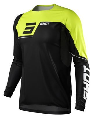 Maillot Manches Longues Shot Rogue Revolt Noir / Jaune