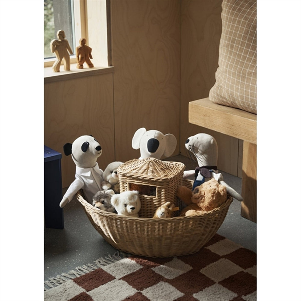 Bamse Panda Natural - Ferm Living → Luksusbaby.dk