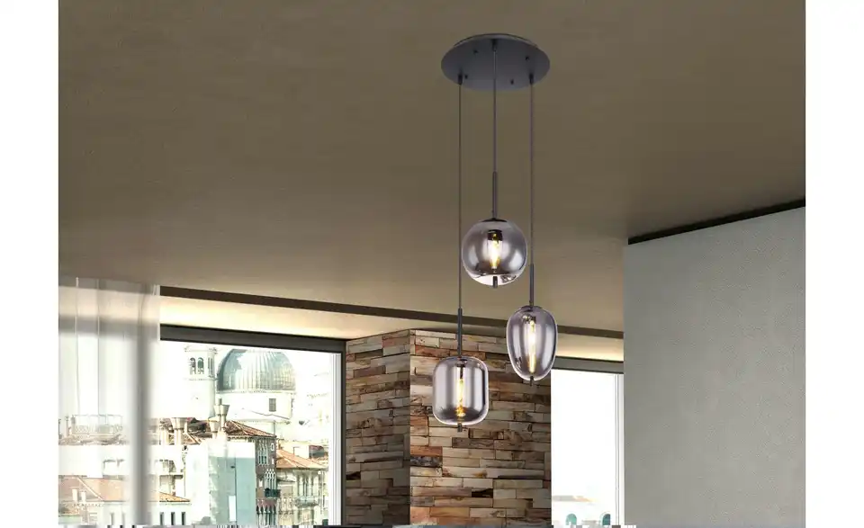 Pendelleuchte 120 cm 3-flammig 46 cm 46 cm
