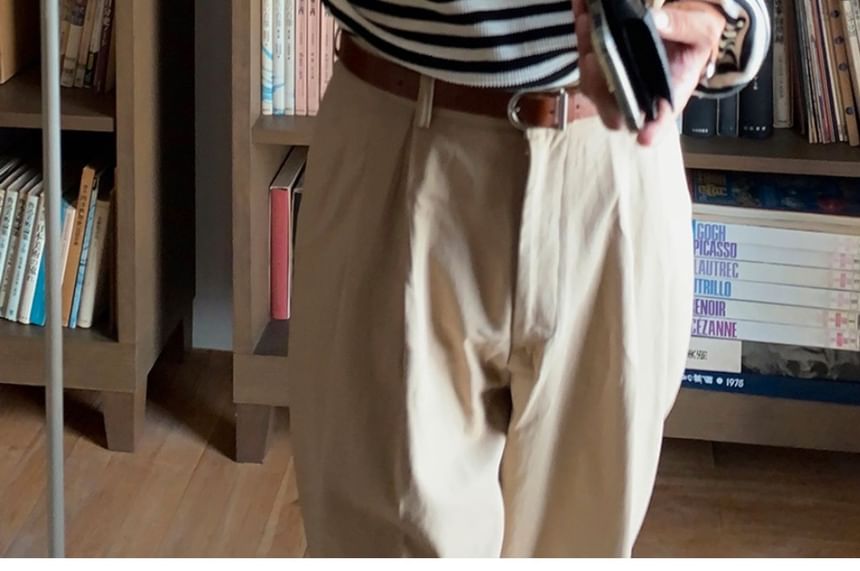 SeoulPop - Gestreept T-shirt met lange mouwen