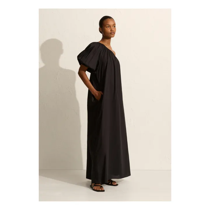 Matteau Robe Maxi Asymétrique | Noir