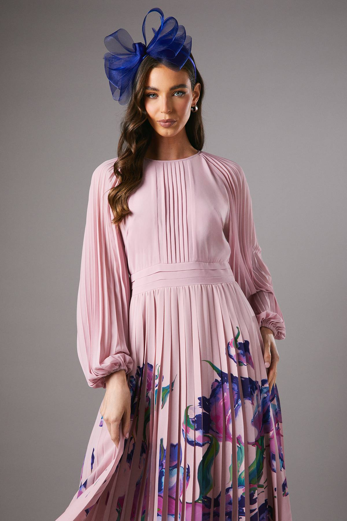 Coast Robe Plissée à Imprimé Placé
