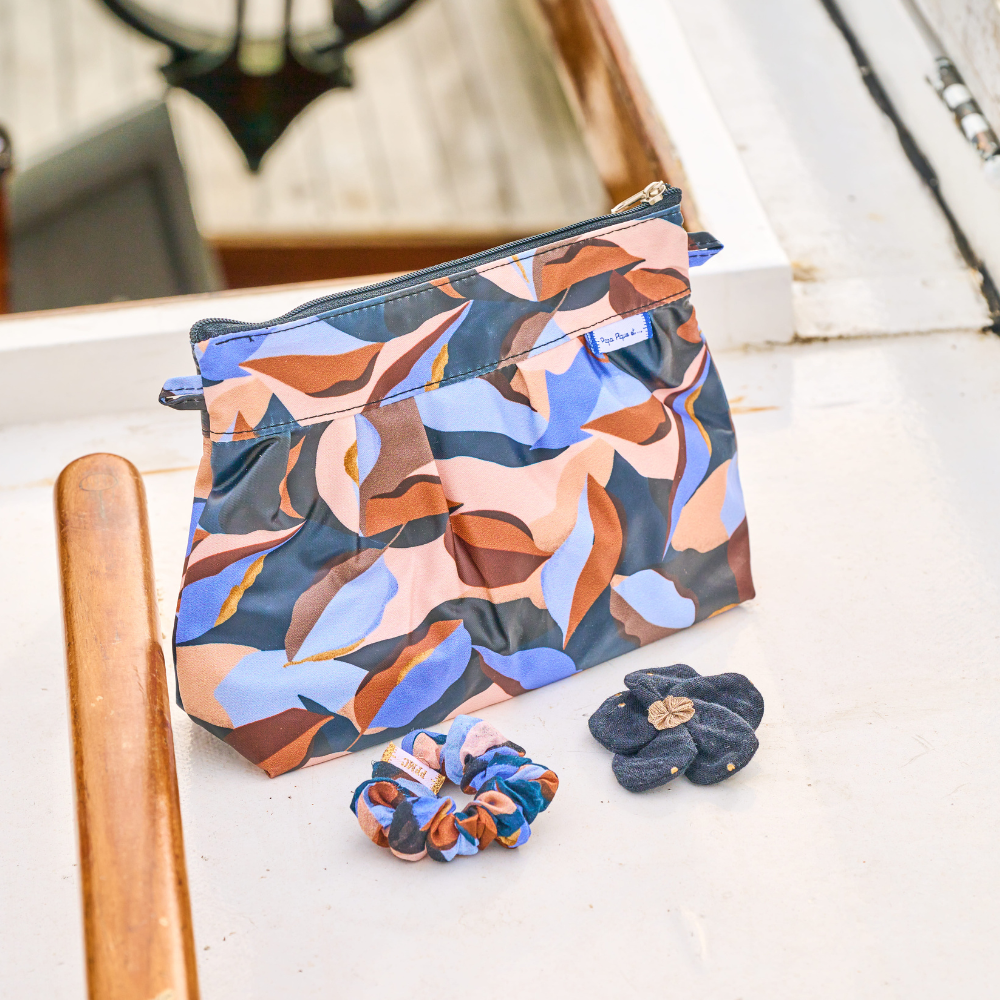 Mini Pochette Plissée Vague D'automne