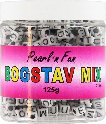 Pearl 'N Fun Perler - Bogstaver - 7 MM - 125 G