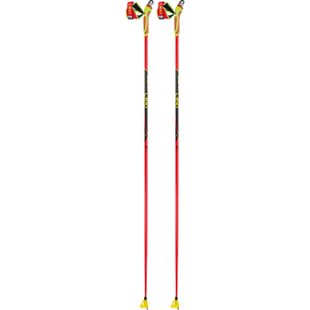 Leki HRC Team Stock Bright Red / Neonyellow / Black