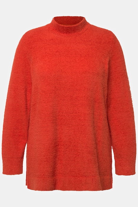 Pullover, kuschelweich, Stehkragen, Langarm