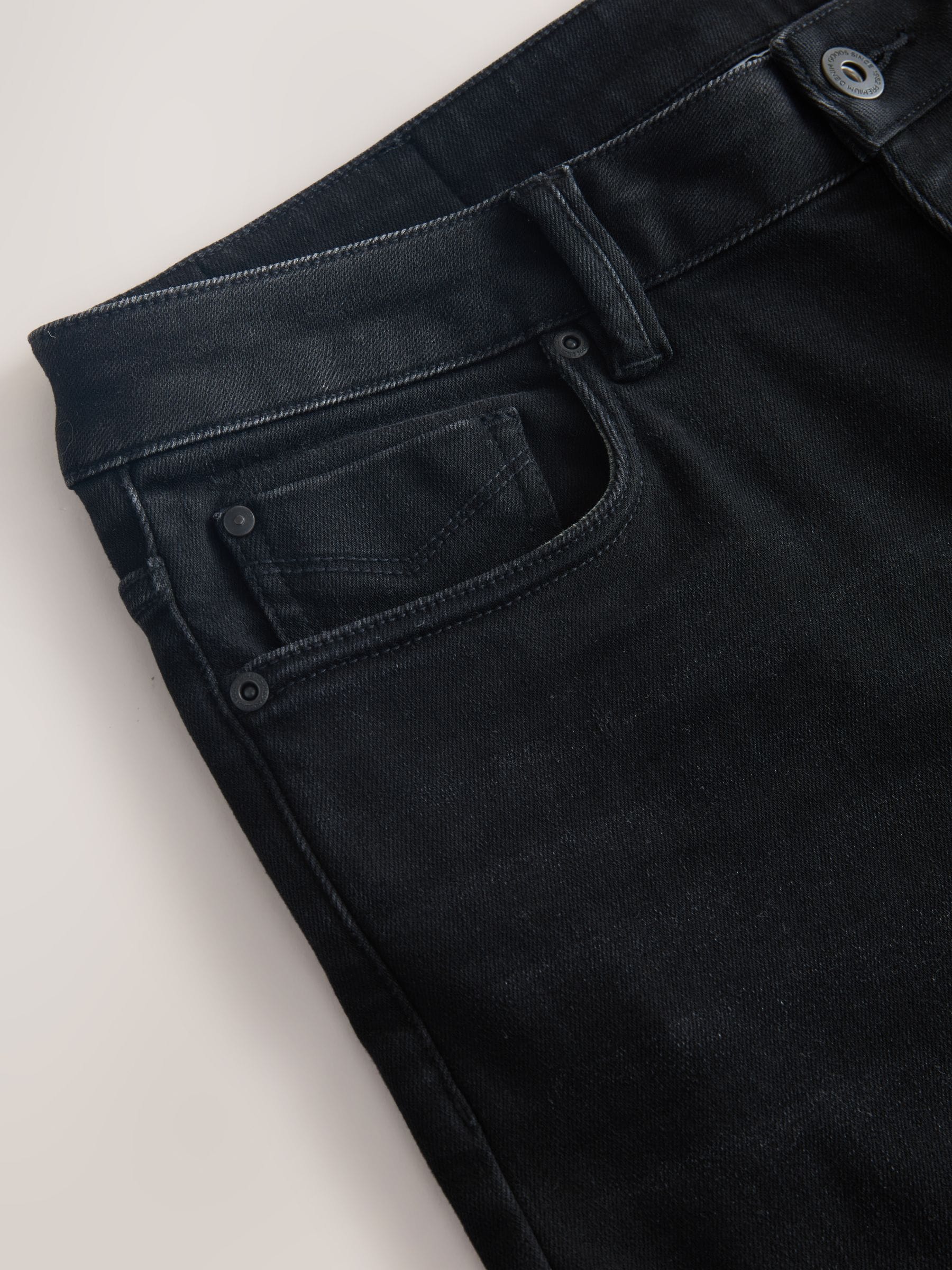 Zwart - ThermoGen - Straight fit - Motionflex jeans
