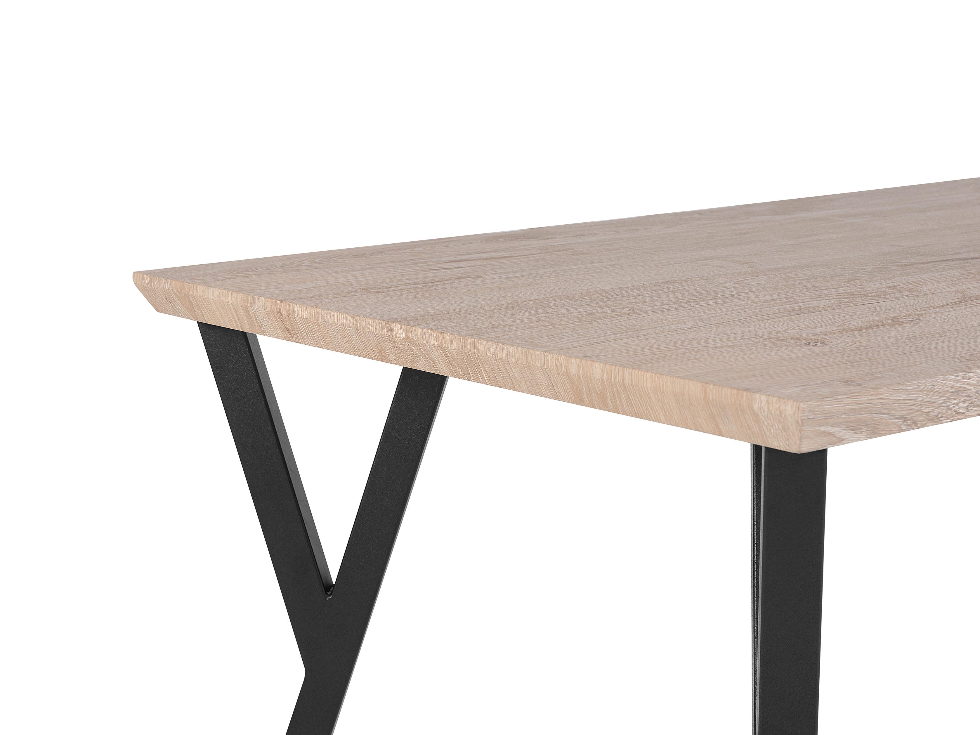 Eettafel BRAVO Lichtbruin 80 cm 140 cm