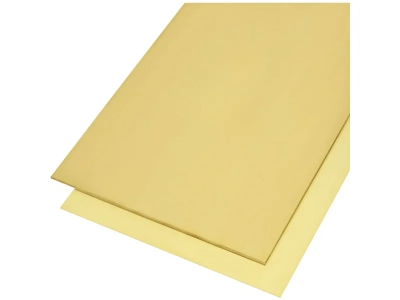 Messing Plade (L x B) 400 mm x 200 mm 2 mm 1 stk