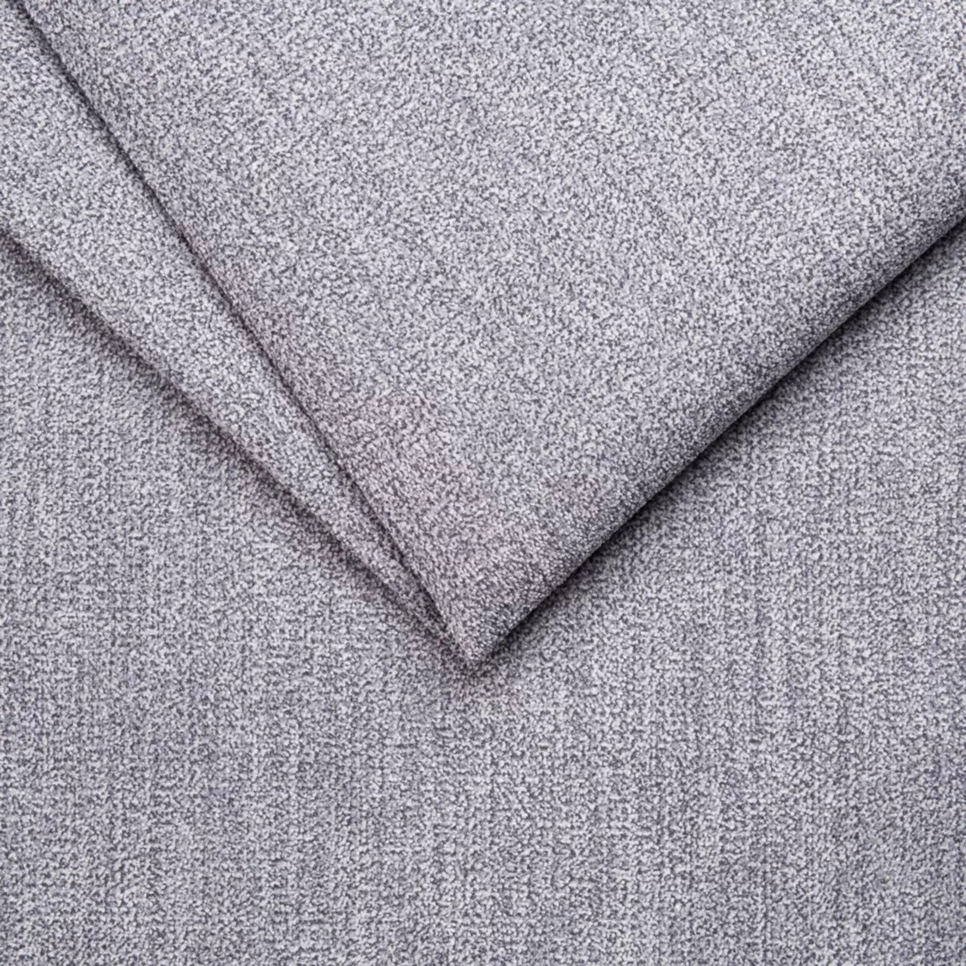 Ecksofa - grey - Velours - Liegefunktion - Staukasten links