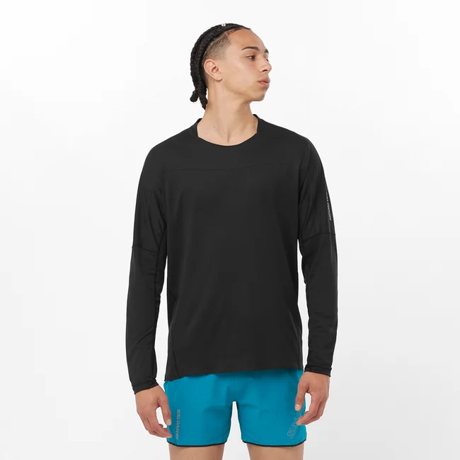SENSE AERO  Langarmshirt Herren DEEPBLACK/DEEPBLACK