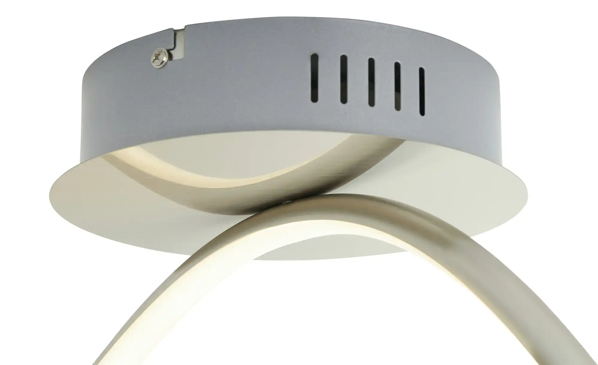 Paul Neuhaus LED-Deckenleuchte, Nickel-matt, geschwungen