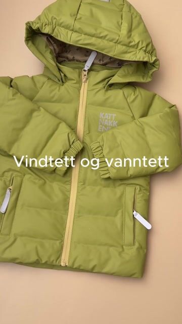 Kattnakken Regnjakke Dis – Vanntett Boblejakke | 10.000 vannsøyle