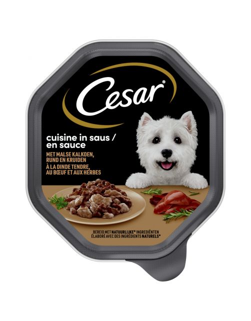 Cesar Alu Cuisine 150 g - Hondenvoer