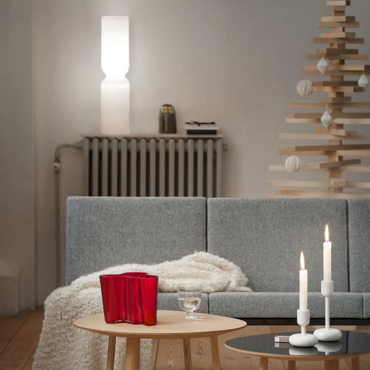 Iittala - Aalto Vase Savoy 120 mm, opalweiss