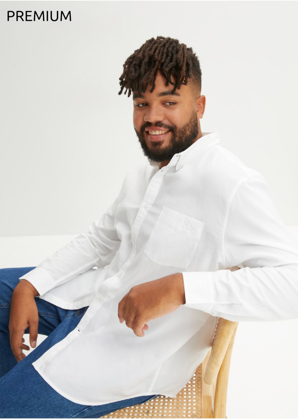 Chemise manches longues Oxford Essential