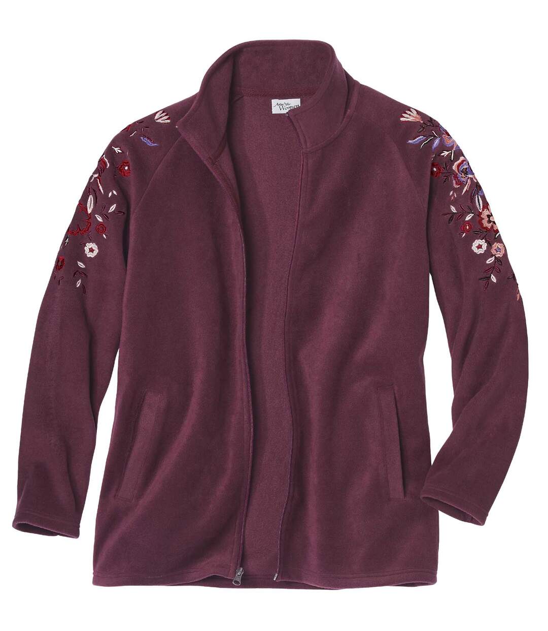 Veste Polaire Manches Brodées