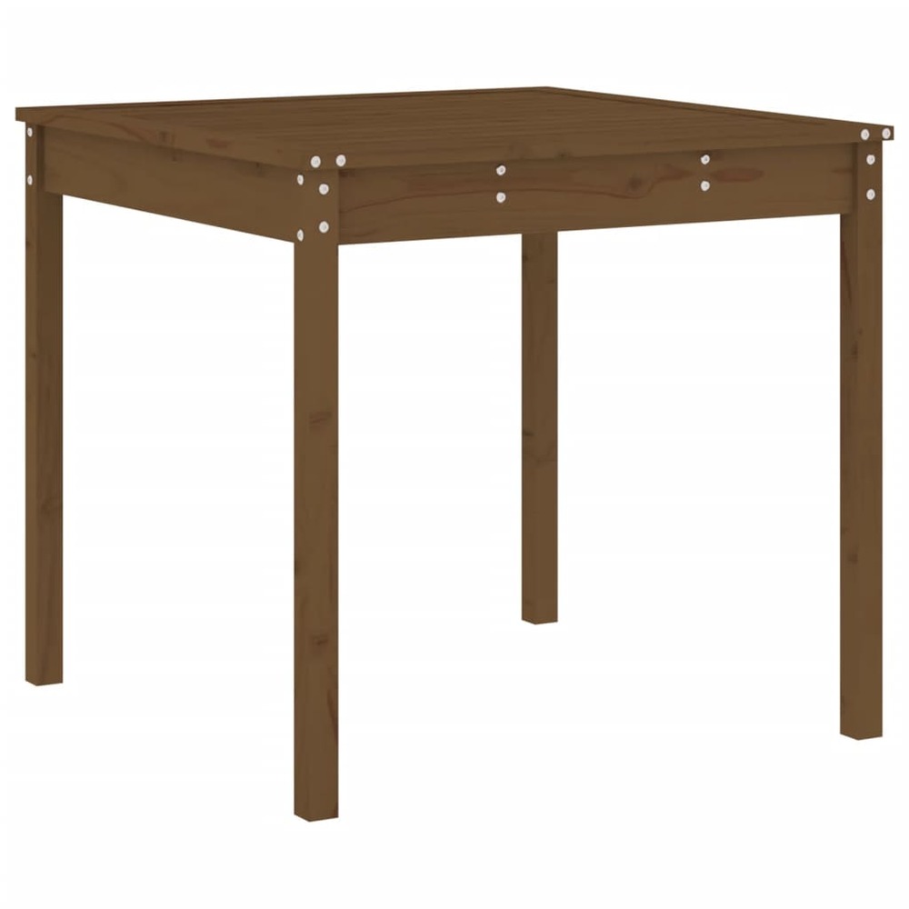 Ensemble de bistrot de jardin 3 pcs marron miel bois pin massif