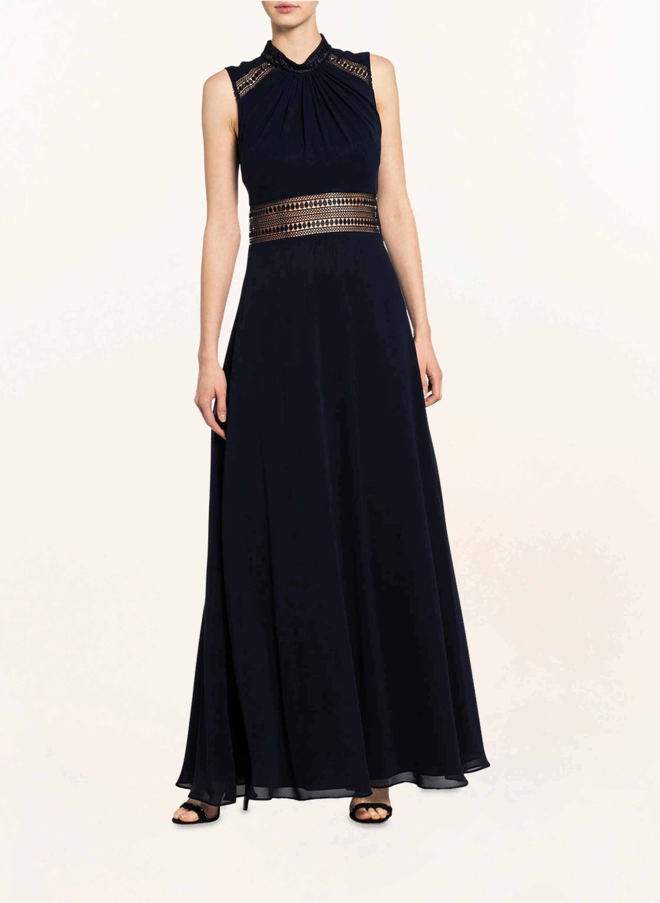 VM Vera Mont Abendkleid mit Häkelspitze