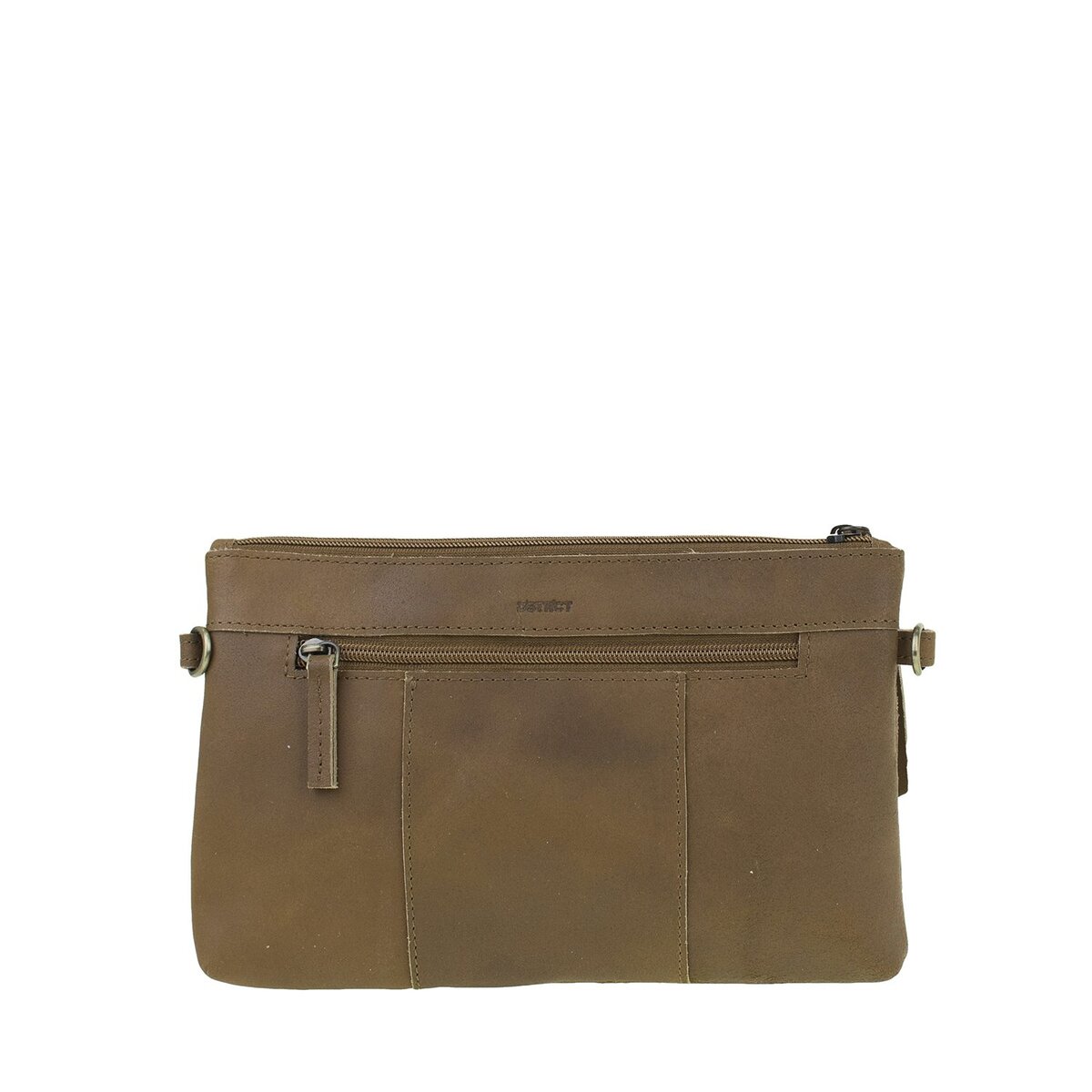 DSTRCT Riverside Crossbody Wallet Bag Cognac