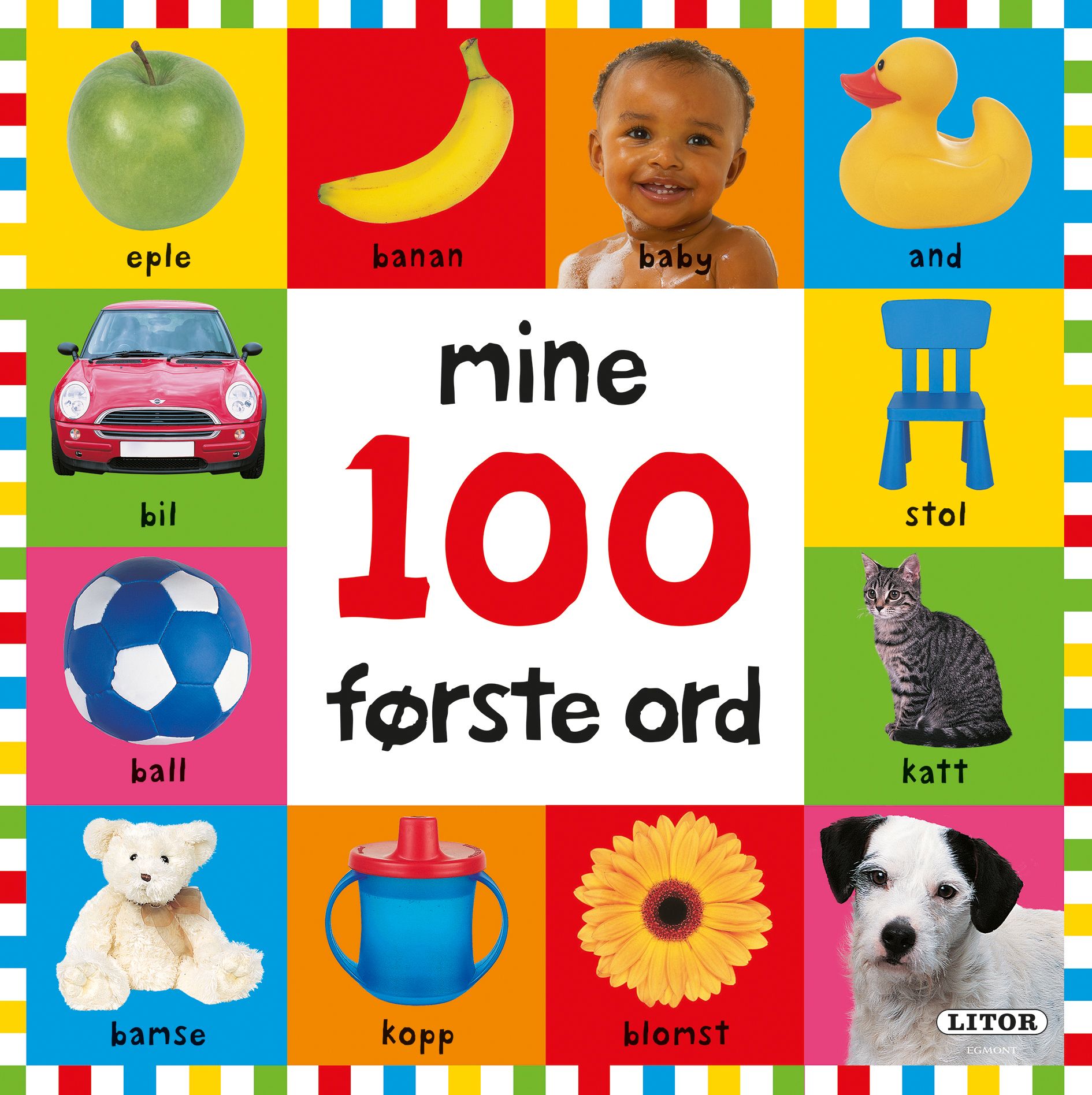 Pekebok Mine 100 første ord