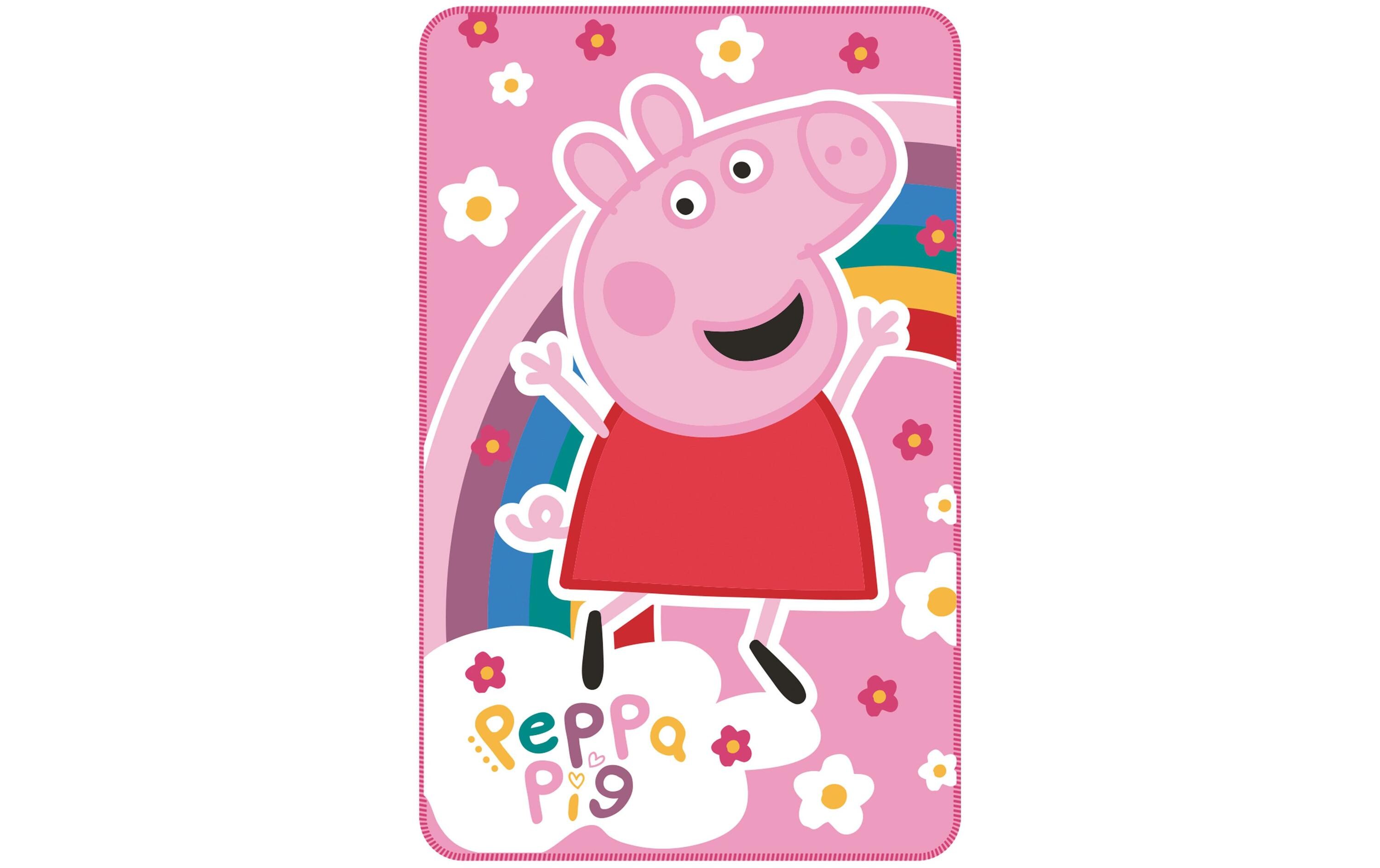 Kuscheldecke Peppa Pig 150 x 95 cmKinderdecke